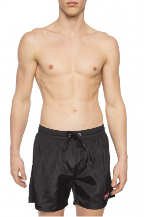 Logo-embroidered swim shorts, zdjęcie 2 Logo-embroidered swim shorts od Diesel